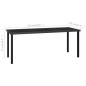 vidaXL Conjunto de comedor de jardín 9 piezas ratán sintético negro vidaXL Conjunto de comedor de jardín 9 piezas ratán sintético negro