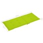vidaXL Sillas de jardín 4 uds madera maciza teca cojines verde brillo vidaXL Sillas de jardín 4 uds madera maciza teca cojines verde brillo