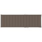 vidaXL Tumbona con cojín gris taupé madera de pino impregnada vidaXL Tumbona con cojín gris taupé madera de pino impregnada