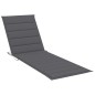 vidaXL Tumbona con cojín gris antracita madera de pino impregnada vidaXL Tumbona con cojín gris antracita madera de pino impregnada