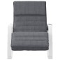 vidaXL Silla mecedora de tela gris oscuro vidaXL Silla mecedora de tela gris oscuro