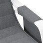 vidaXL Silla mecedora de tela gris oscuro vidaXL Silla mecedora de tela gris oscuro