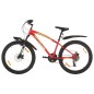 vidaXL Bicicleta de montaña 21 velocidades rueda 26 pulgadas 42cm rojo vidaXL Bicicleta de montaña 21 velocidades rueda 26 pulgadas 42cm rojo