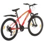 vidaXL Bicicleta de montaña 21 velocidades rueda 26 pulgadas 42cm rojo vidaXL Bicicleta de montaña 21 velocidades rueda 26 pulgadas 42cm rojo