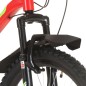 vidaXL Bicicleta de montaña 21 velocidades rueda 26 pulgadas 42cm rojo vidaXL Bicicleta de montaña 21 velocidades rueda 26 pulgadas 42cm rojo