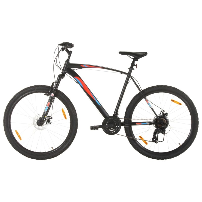 vidaXL Bicicleta montaña 21 velocidades 29 pulgadas rueda 53 cm negro vidaXL Bicicleta montaña 21 velocidades 29 pulgadas rueda 53 cm negro