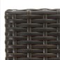 vidaXL Conjunto de bar para jardín 5 piezas marrón vidaXL Conjunto de bar para jardín 5 piezas marrón