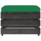 vidaXL Muebles de jardín 3 piezas con cojines madera impregnada gris vidaXL Muebles de jardín 3 piezas con cojines madera impregnada gris