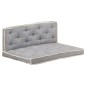 vidaXL Juego de cojines para sofá de palés 2 piezas gris antracita vidaXL Juego de cojines para sofá de palés 2 piezas gris antracita