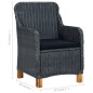 vidaXL Juego de comedor para jardín 3 piezas gris oscuro vidaXL Juego de comedor para jardín 3 piezas gris oscuro