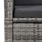 vidaXL Juego de comedor para jardín 5 piezas gris vidaXL Juego de comedor para jardín 5 piezas gris