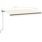 vidaXL Toldo retráctil automático crema 450x350 cm vidaXL Toldo retráctil automático crema 450x350 cm