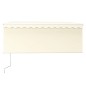 vidaXL Toldo retráctil automático con persiana crema 3,5x2,5m vidaXL Toldo retráctil automático con persiana crema 3,5x2,5m