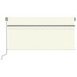 vidaXL Toldo manual retráctil con persiana color crema 3x2,5m vidaXL Toldo manual retráctil con persiana color crema 3x2,5m