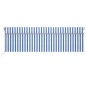 vidaXL Toldo automático persiana LED sensor viento azul blanco 5x3 m vidaXL Toldo automático persiana LED sensor viento azul blanco 5x3 m