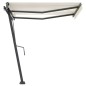 vidaXL Toldo manual retráctil con LED crema 300x250 cm vidaXL Toldo manual retráctil con LED crema 300x250 cm
