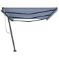 vidaXL Toldo de pie automático azul y blanco 600x300 cm