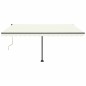 vidaXL Toldo de pie automático crema 400x350 cm vidaXL Toldo de pie automático crema 400x350 cm
