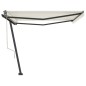 vidaXL Toldo de pie automático crema 400x350 cm vidaXL Toldo de pie automático crema 400x350 cm