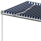 vidaXL Toldo de pie automático azul y blanco 450x350 cm vidaXL Toldo de pie automático azul y blanco 450x350 cm