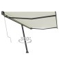 vidaXL Toldo de pie automático crema 500x350 cm vidaXL Toldo de pie automático crema 500x350 cm