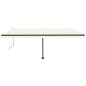 vidaXL Toldo de pie automático crema 500x350 cm vidaXL Toldo de pie automático crema 500x350 cm