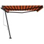 vidaXL Toldo de pie automático naranja y marrón 450x350 cm vidaXL Toldo de pie automático naranja y marrón 450x350 cm