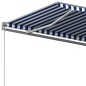 vidaXL Toldo de pie automático azul y blanco 600x350 cm vidaXL Toldo de pie automático azul y blanco 600x350 cm