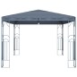 vidaXL Cenador con tira de luces LED 400x300 cm gris antracita vidaXL Cenador con tira de luces LED 400x300 cm gris antracita