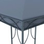 vidaXL Cenador con tira de luces LED 400x300 cm gris antracita vidaXL Cenador con tira de luces LED 400x300 cm gris antracita