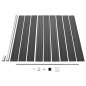 vidaXL Juego de paneles de valla WPC negro 872x186 cm vidaXL Juego de paneles de valla WPC negro 872x186 cm