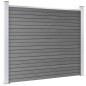 vidaXL Set de panel de valla WPC gris 872x146 cm vidaXL Set de panel de valla WPC gris 872x146 cm