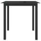 vidaXL Juego de comedor de jardín 5 piezas aluminio gris antracita