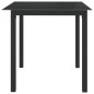 vidaXL Juego de comedor de jardín 5 piezas aluminio gris antracita