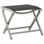 vidaXL Juego de comedor de jardín 10 piezas negro y plateado vidaXL Juego de comedor de jardín 10 piezas negro y plateado