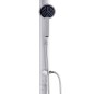 vidaXL Ducha de jardín con base marrón 220 cm aluminio vidaXL Ducha de jardín con base marrón 220 cm aluminio
