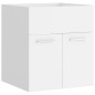 vidaXL Mueble con lavabo blanco madera de ingeniería vidaXL Mueble con lavabo blanco madera de ingeniería