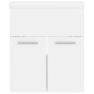 vidaXL Mueble con lavabo blanco madera de ingeniería vidaXL Mueble con lavabo blanco madera de ingeniería