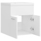 vidaXL Mueble con lavabo blanco madera de ingeniería vidaXL Mueble con lavabo blanco madera de ingeniería