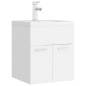 vidaXL Mueble con lavabo blanco madera contrachapada vidaXL Mueble con lavabo blanco madera contrachapada