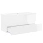 vidaXL Mueble con lavabo madera de ingeniería blanco brillante vidaXL Mueble con lavabo madera de ingeniería blanco brillante