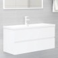 vidaXL Mueble con lavabo madera de ingeniería blanco vidaXL Mueble con lavabo madera de ingeniería blanco