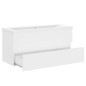 vidaXL Mueble con lavabo madera de ingeniería blanco vidaXL Mueble con lavabo madera de ingeniería blanco