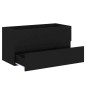 vidaXL Mueble con lavabo madera de ingeniería negro vidaXL Mueble con lavabo madera de ingeniería negro