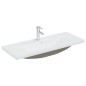 vidaXL Mueble con lavabo madera de ingeniería blanco brillante vidaXL Mueble con lavabo madera de ingeniería blanco brillante