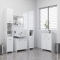 vidaXL Juego de muebles de baño 4 piezas blanco vidaXL Juego de muebles de baño 4 piezas blanco