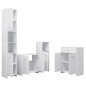 vidaXL Juego de muebles de baño 4 piezas blanco vidaXL Juego de muebles de baño 4 piezas blanco