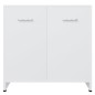 vidaXL Juego de muebles de baño 4 piezas blanco vidaXL Juego de muebles de baño 4 piezas blanco