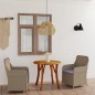 vidaXL Juego de comedor para jardín de 3 piezas marrón