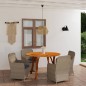 vidaXL Juego de comedor para jardín 5 piezas marrón vidaXL Juego de comedor para jardín 5 piezas marrón